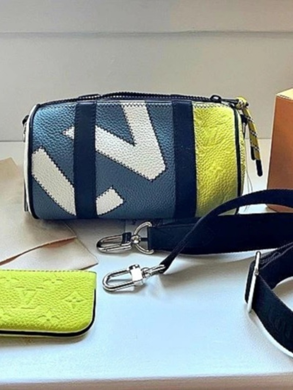Louis Vuitton Papillon Trunk Monogram Giant Crossbody Bag